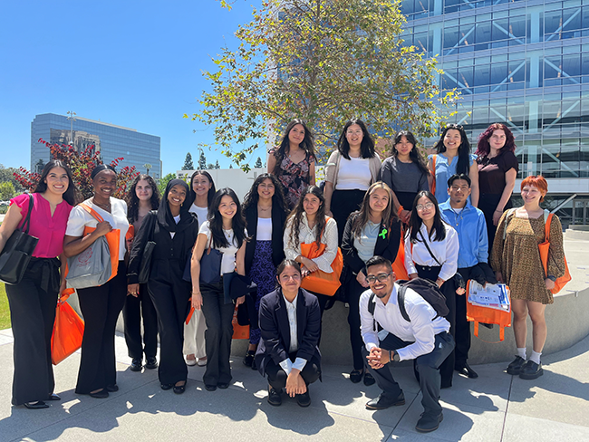 2024 PATH Summer Interns at a Career Fair